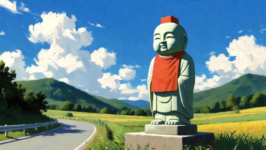 晴天のお地蔵さん-4